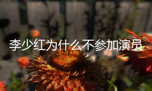李少内幕曝光不参红为员请原因什么加演就位